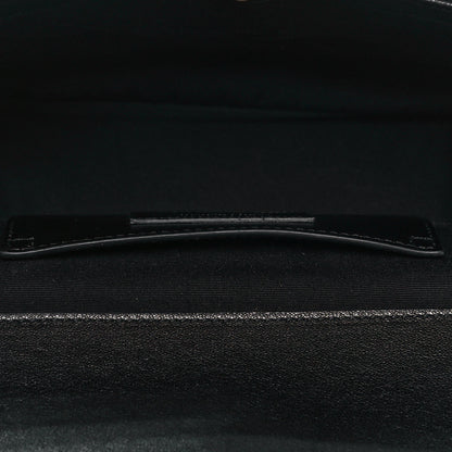 Saint Laurent Sheepskin Tri-Quilt Monogram Medium College Bag Black 5 of 10