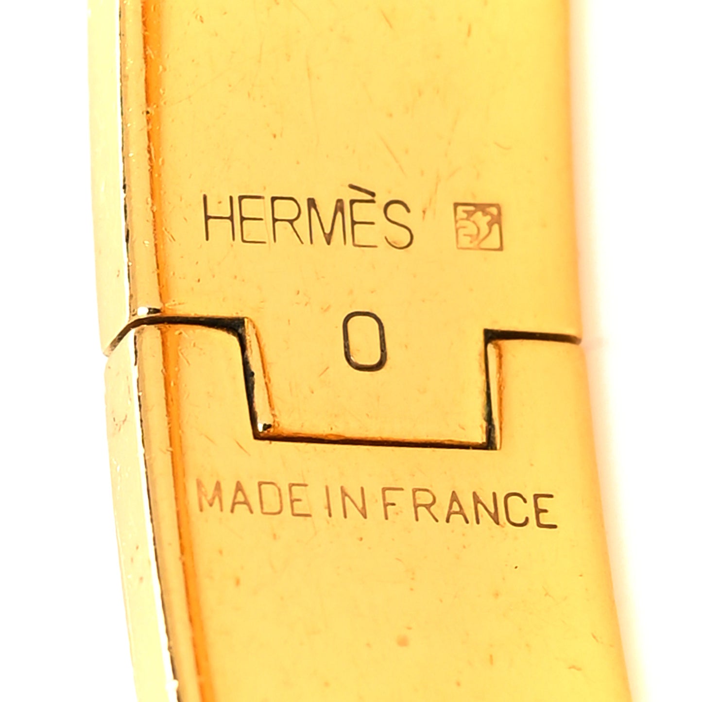 Enamel Narrow Clic Clac H Bracelet GM Black