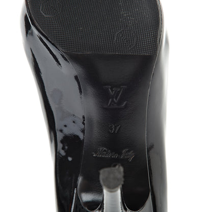 Louis Vuitton Patent Calfskin Pumps 37 Black 9 of 13