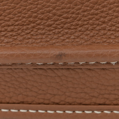 Hermes Taurillon Clemence Evelyne III PM Gold 11 of 12