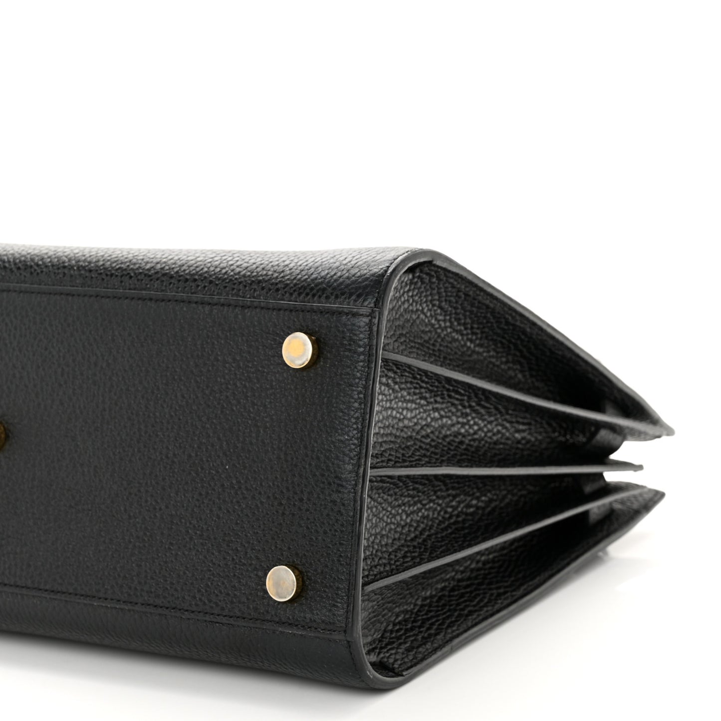 Grained Calfskin Small Sac De Jour Black
