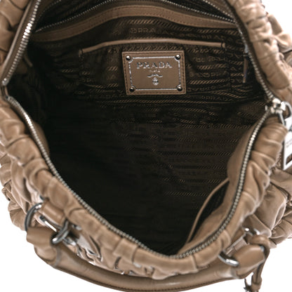 Prada Nappa Gaufre Tote Cuoio Argilla 5 of 17