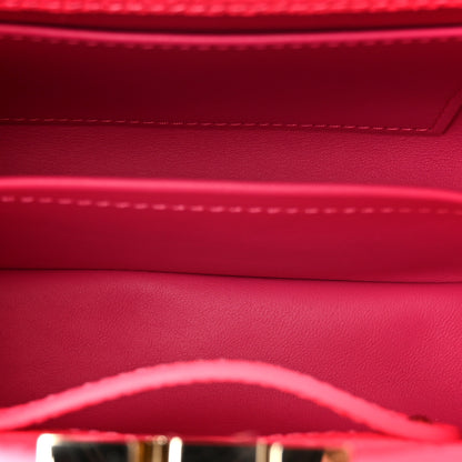 Louis Vuitton Taurillon Monogram Tuffetage Capucines Mini Fluo Pink 6 of 10