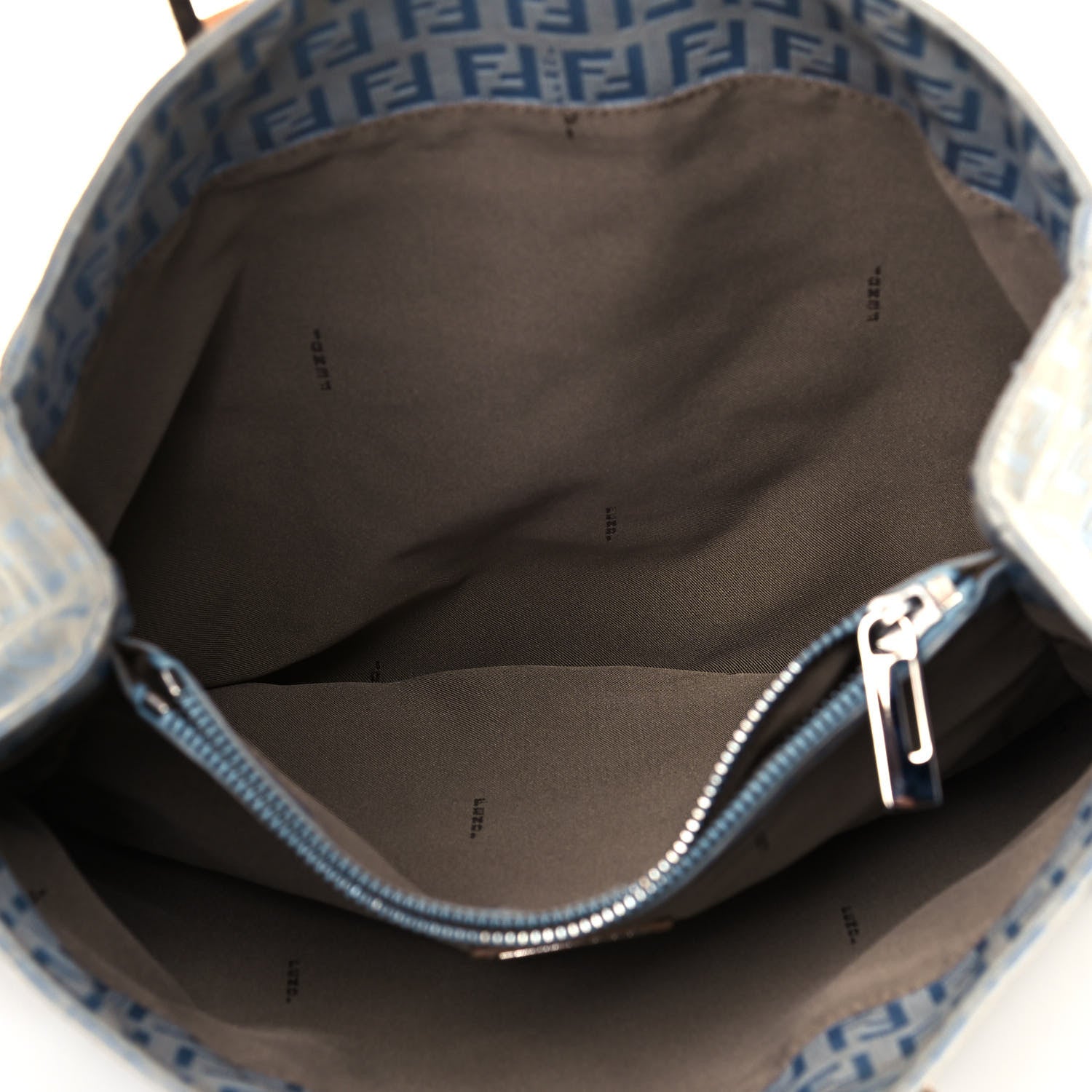 Fendi Zucchino Tote Light Blue 5 of 10