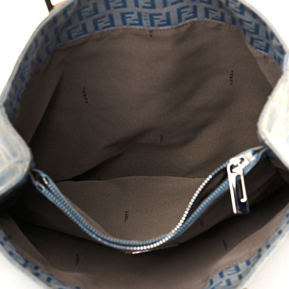 Fendi Zucchino Tote Light Blue 5 of 10