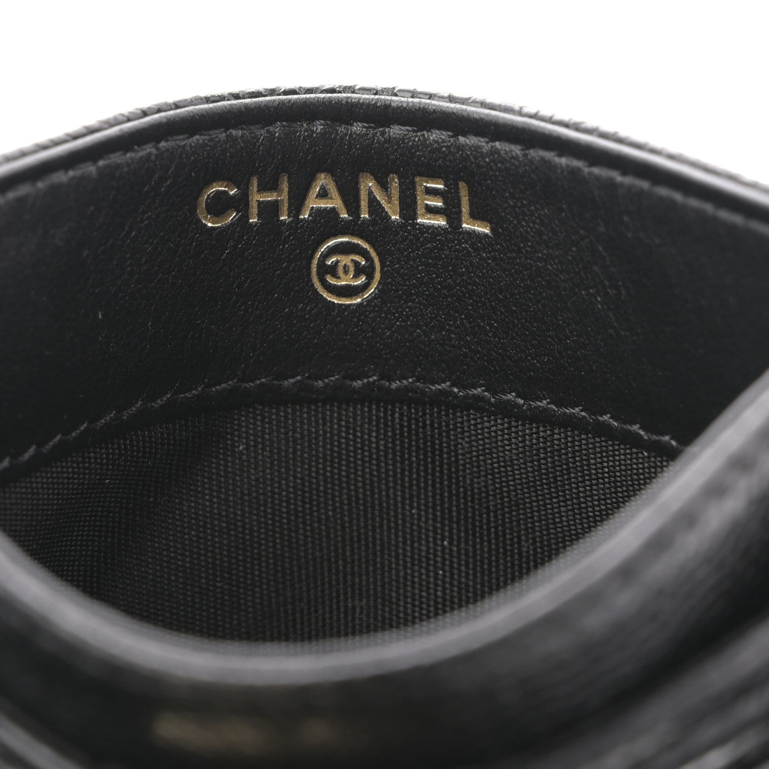Chanel Caviar Quilted Boy Card Holder Black 6 of 8