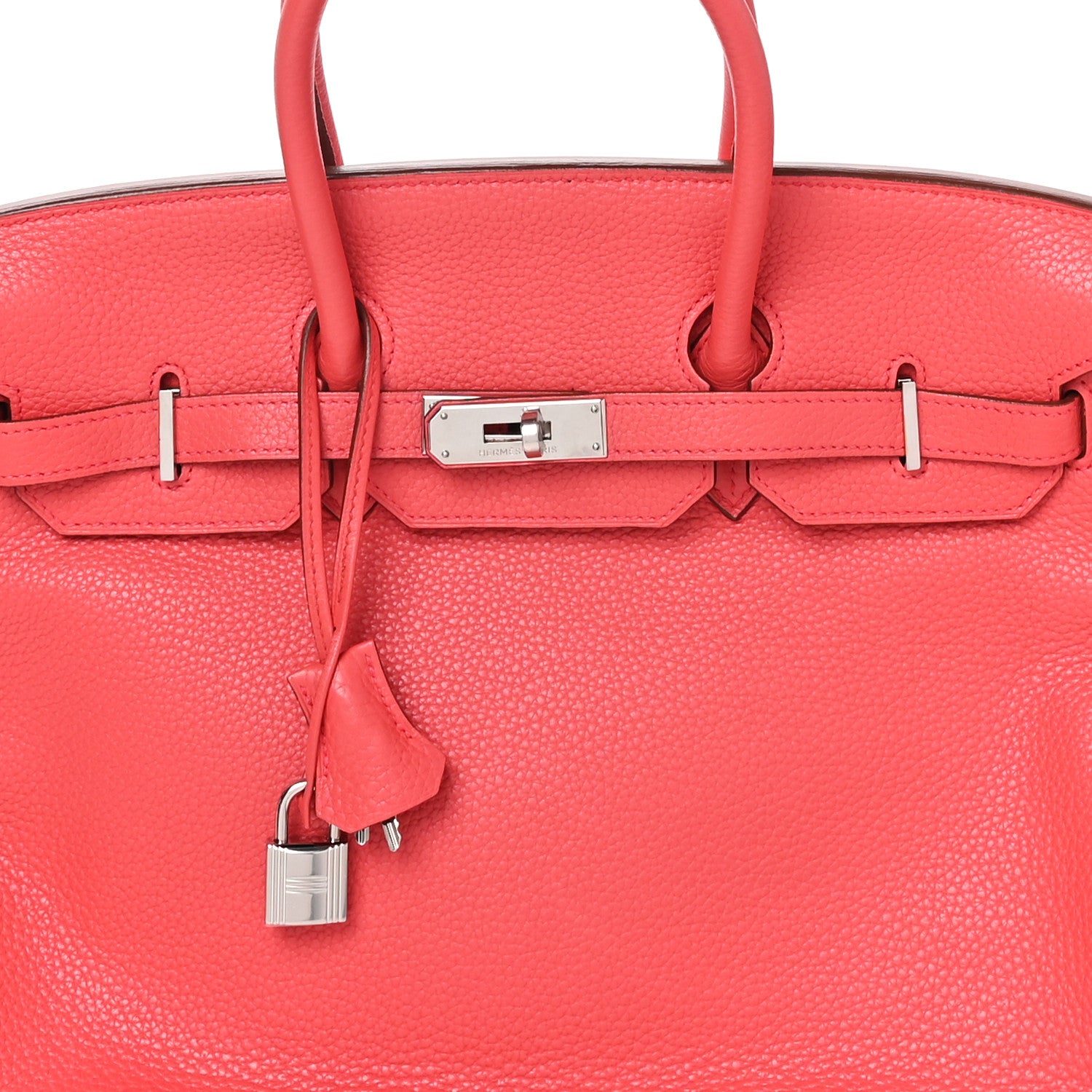 Hermes Taurillon Clemence Birkin 35 Bougainvillea 8 of 10
