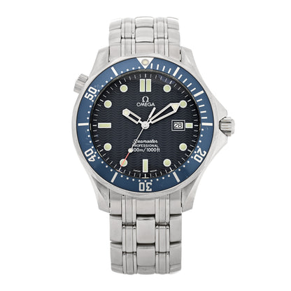 Omega Stainless Steel 41mm Seamaster Professional Quartz Watch Blue 2221.80 1 of 4
