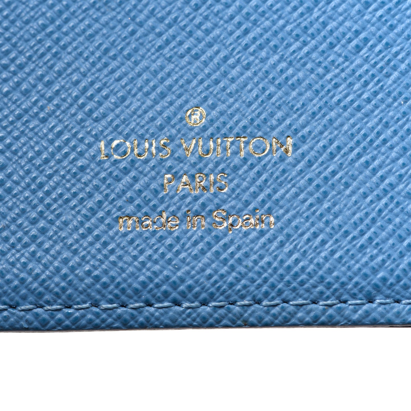 Monogram Koala Small Ring Agenda Cover Blue