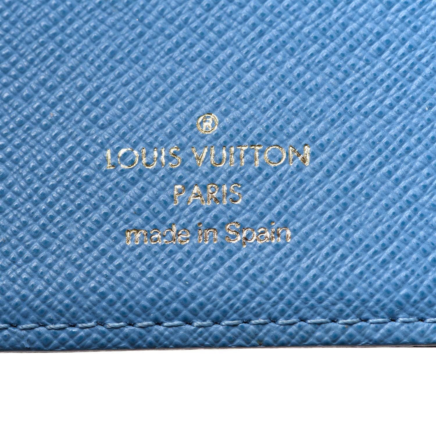 Louis Vuitton Monogram Koala Small Ring Agenda Cover Blue 6 of 13