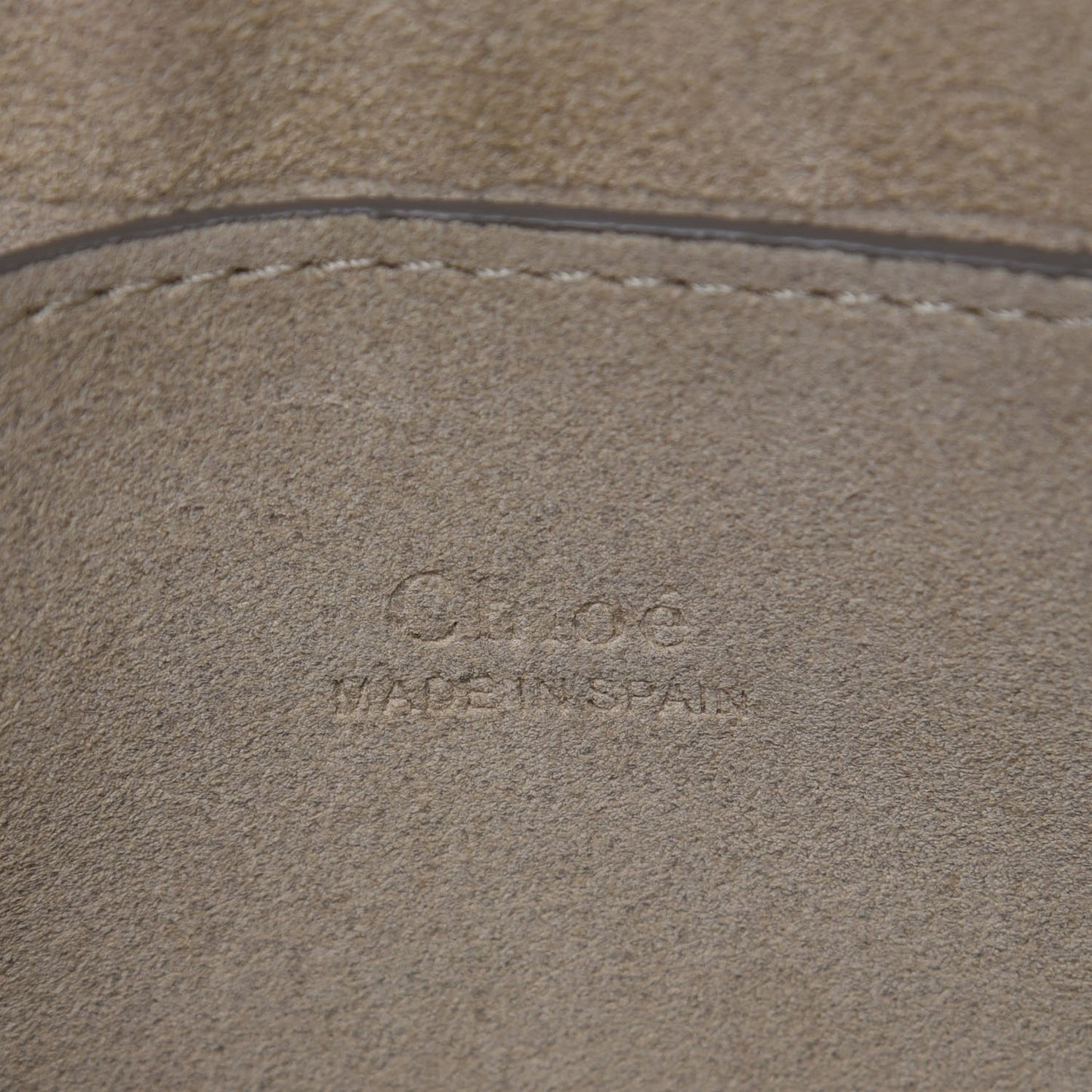 Suede Calfskin Small Faye Shoulder Bag Tobacco
