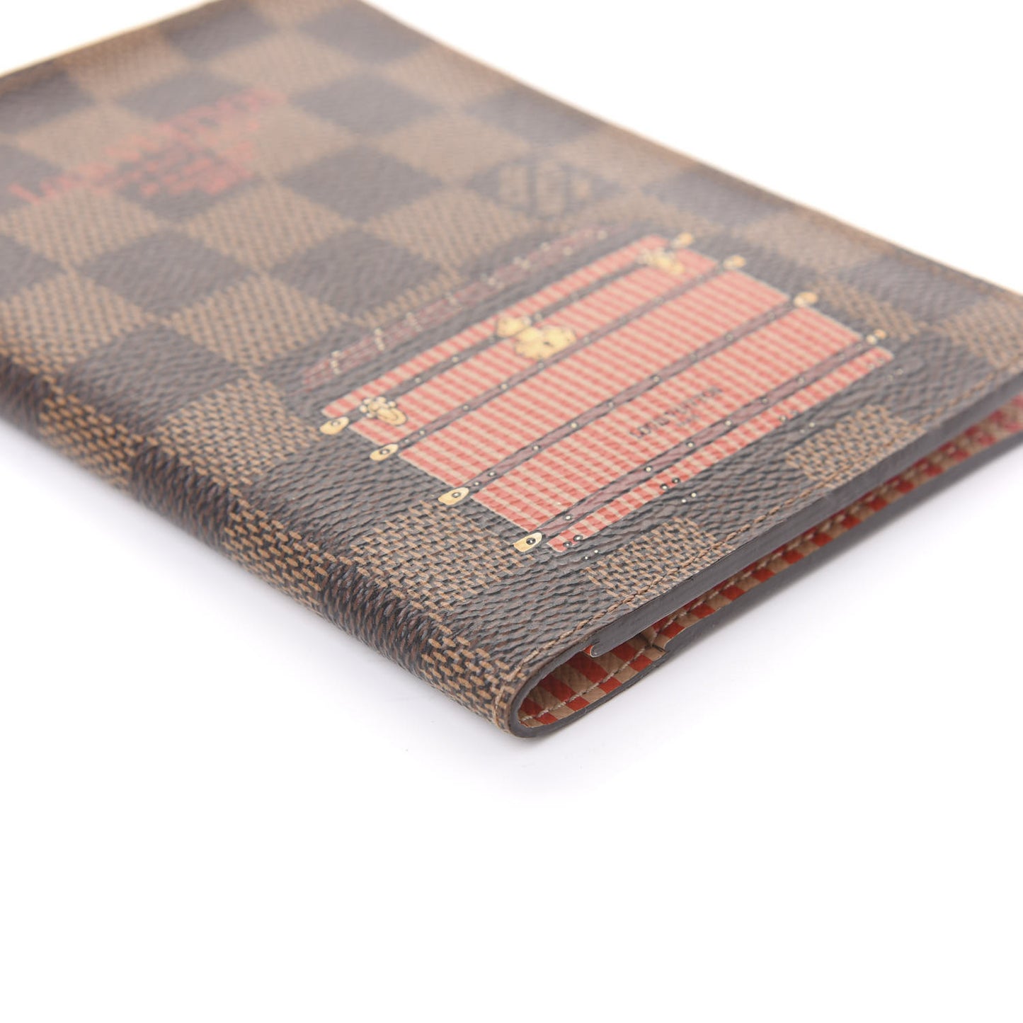Damier Ebene Trunks and Locks Passport Cover