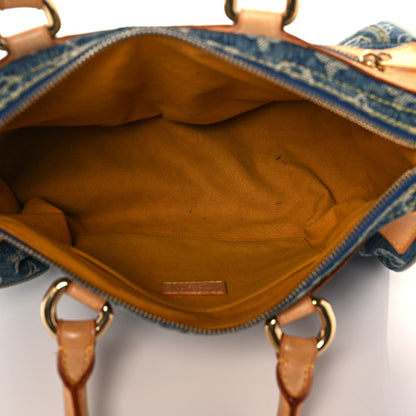 Louis Vuitton Monogram Denim Neo Speedy Blue 5 of 9