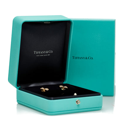 Tiffany 18K Rose Gold Diamond Paper Flowers Earrings 5 of 5