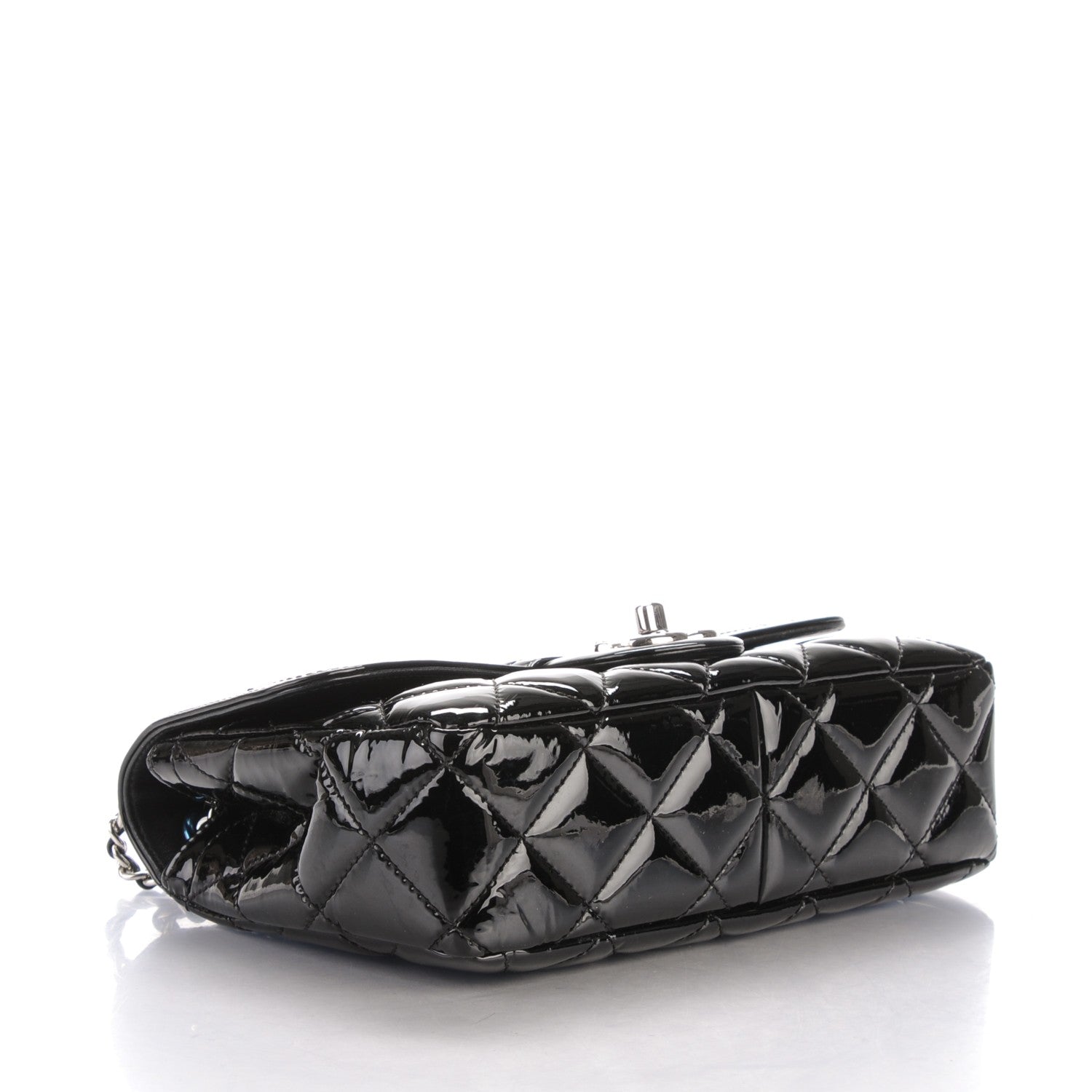 Chanel Patent Quilted Small Coco Shine Flap Black 4 of 8