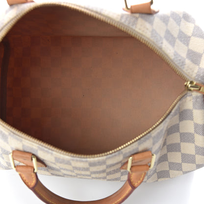 Louis Vuitton Damier Azur Speedy 30 4 of 9
