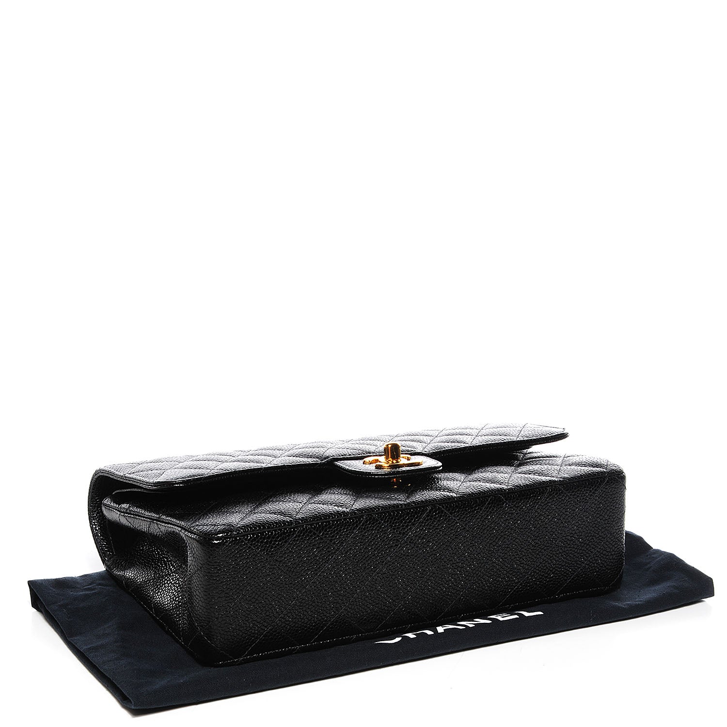 Chanel Caviar Quilted Medium Double Flap Black 4 of 9