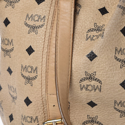 MCM Visetos Medium Essentials Shopper Tote Beige 16 of 28