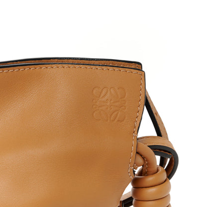 Loewe Calfskin Mini Flamenco Knot Clutch Warm Desert 8 of 11