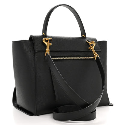 Celine Grained Calfskin Micro Belt Bag Black 3 of 15