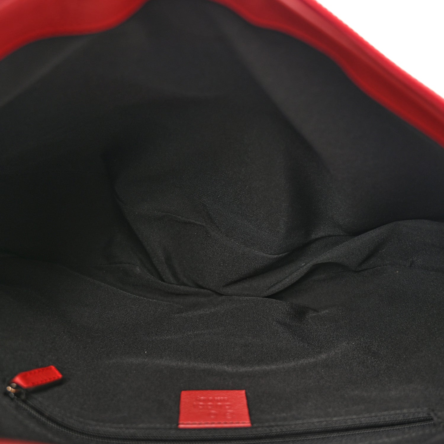 Gucci Monogram Half Moon Hobo Red 5 of 13