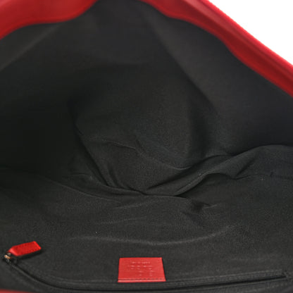 Gucci Monogram Half Moon Hobo Red 5 of 13