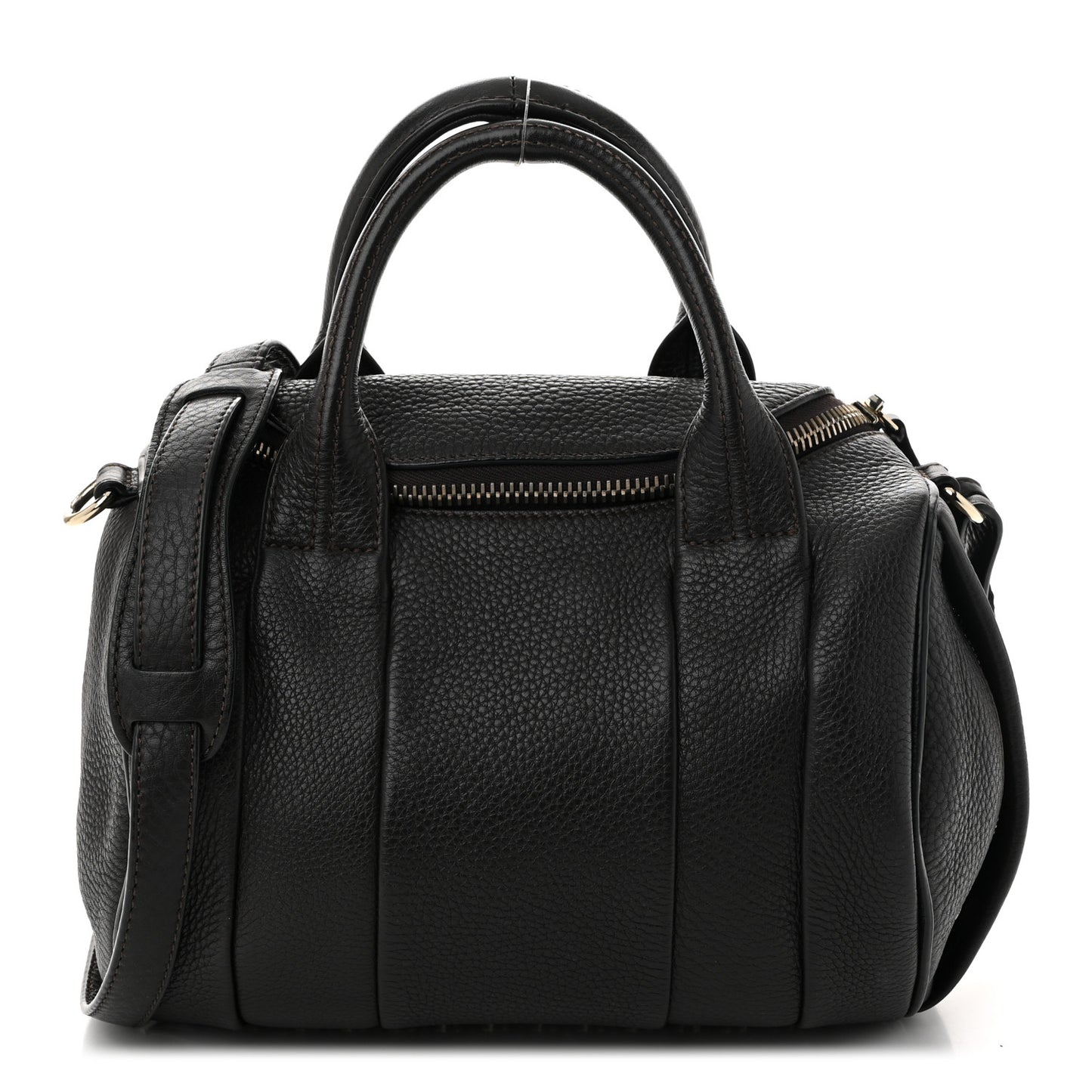 Pebbled Lambskin Rockie Espresso Gold Hardware
