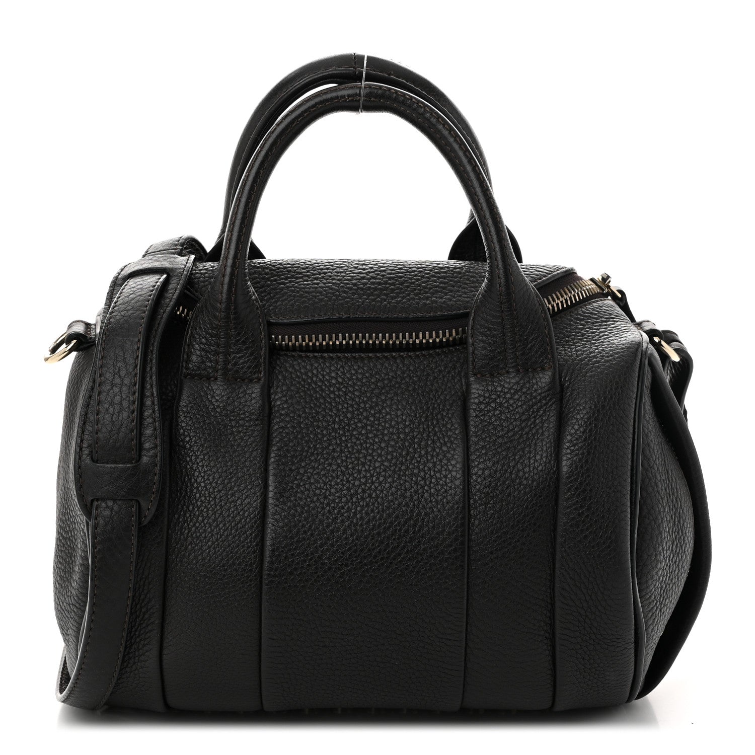 Alexander Wang Pebbled Lambskin Rockie Espresso Gold Hardware 1 of 10