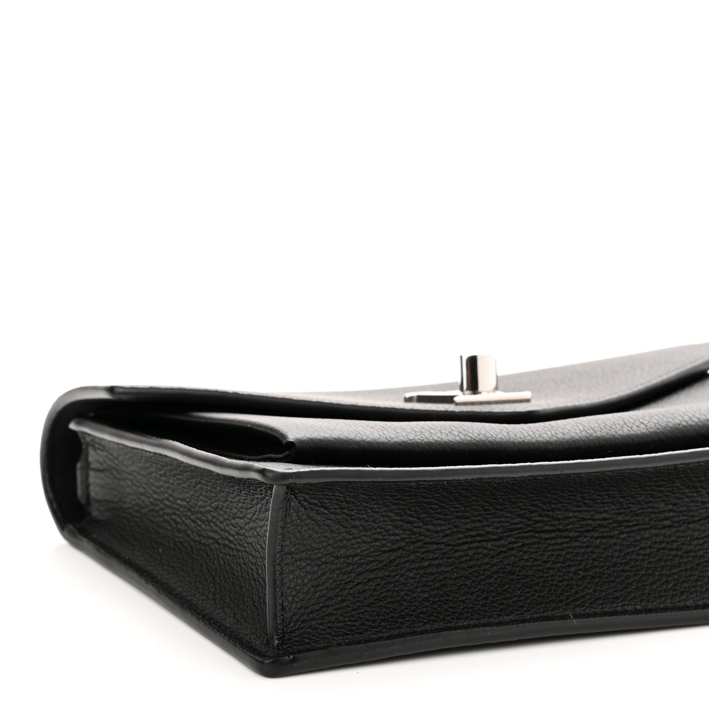 Soft Calfskin My Lockme Chain Pochette Black