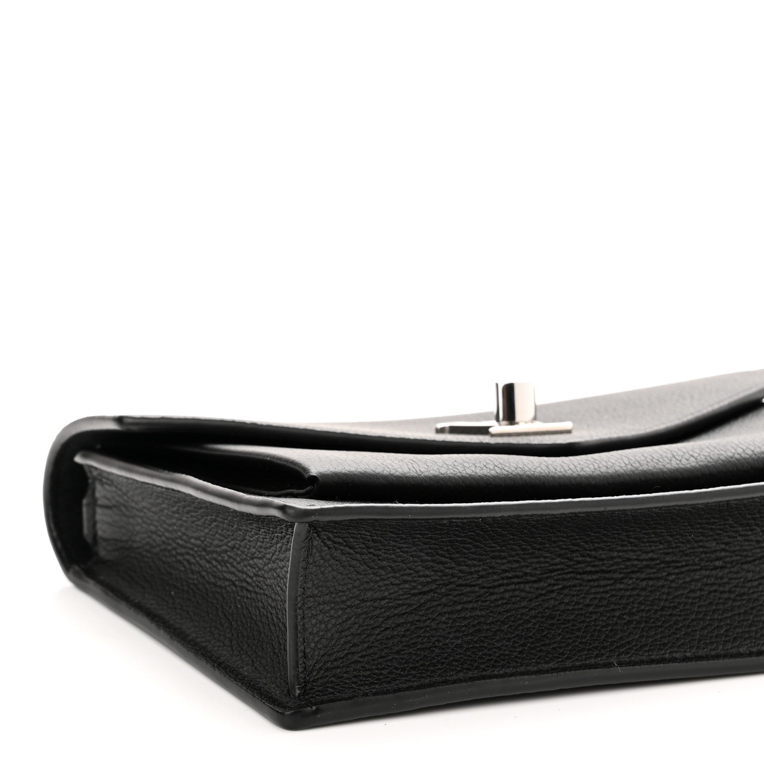 Louis Vuitton Soft Calfskin My Lockme Chain Pochette Black 8 of 11