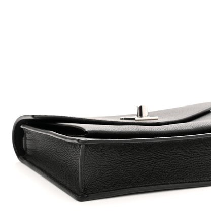 Louis Vuitton Soft Calfskin My Lockme Chain Pochette Black 8 of 11