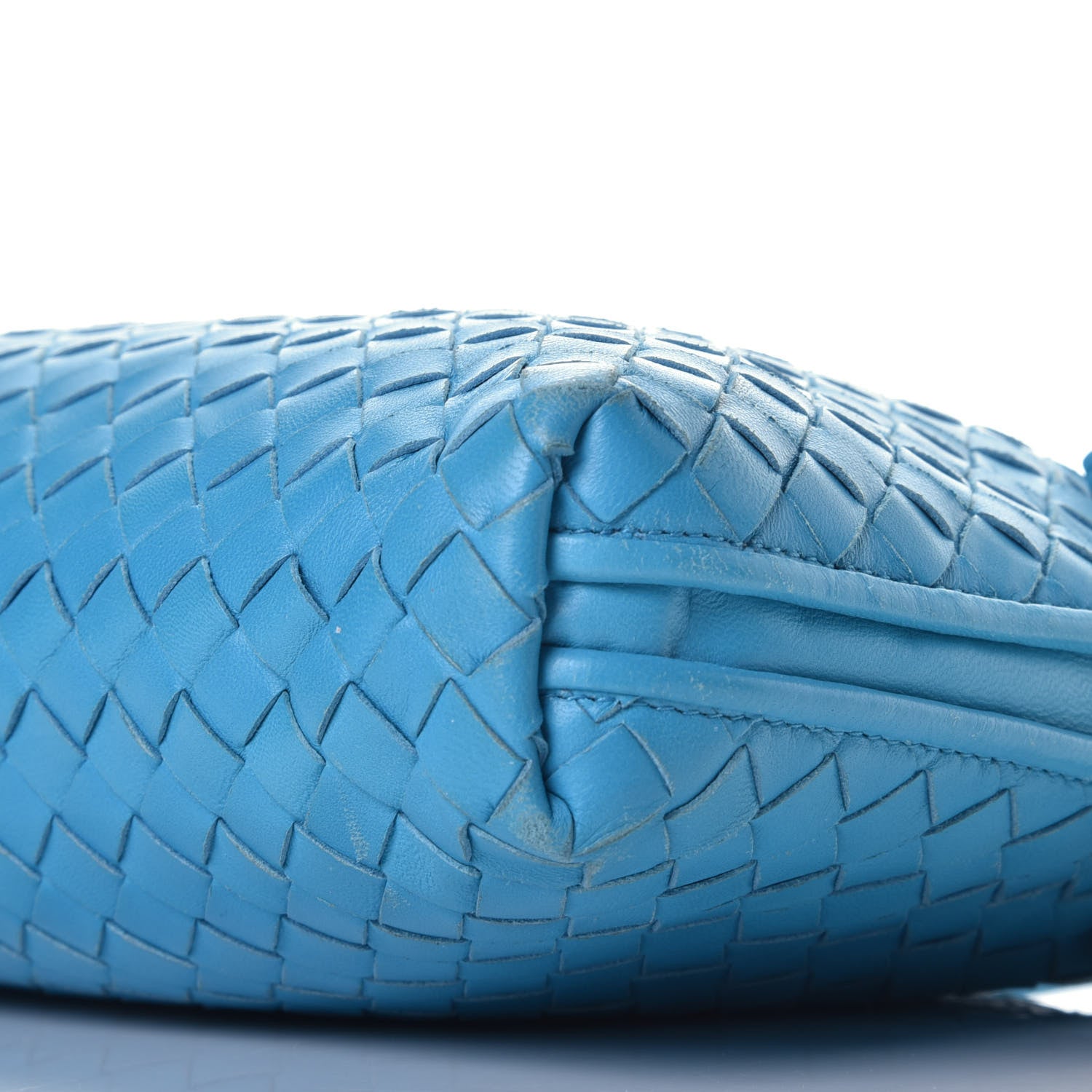 Bottega Veneta Nappa Intrecciato Nodini Bag Turquoise 8 of 8