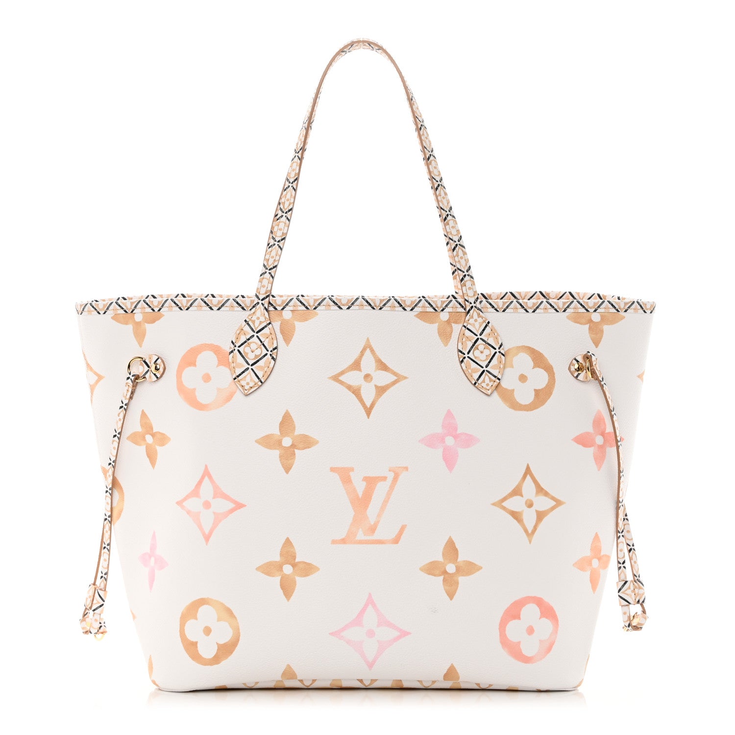 Louis Vuitton Monogram Giant By The Pool 2.0 Neverfull MM Beige 1 of 9