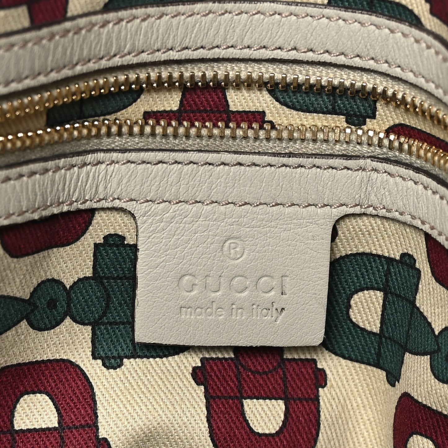 Guccissima Small Pelham Shoulder Bag Off White