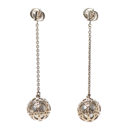 Christian Dior Pearl Secret Cannage Mise En Dior Tribales Dangle Earrings Gold 1 of 4