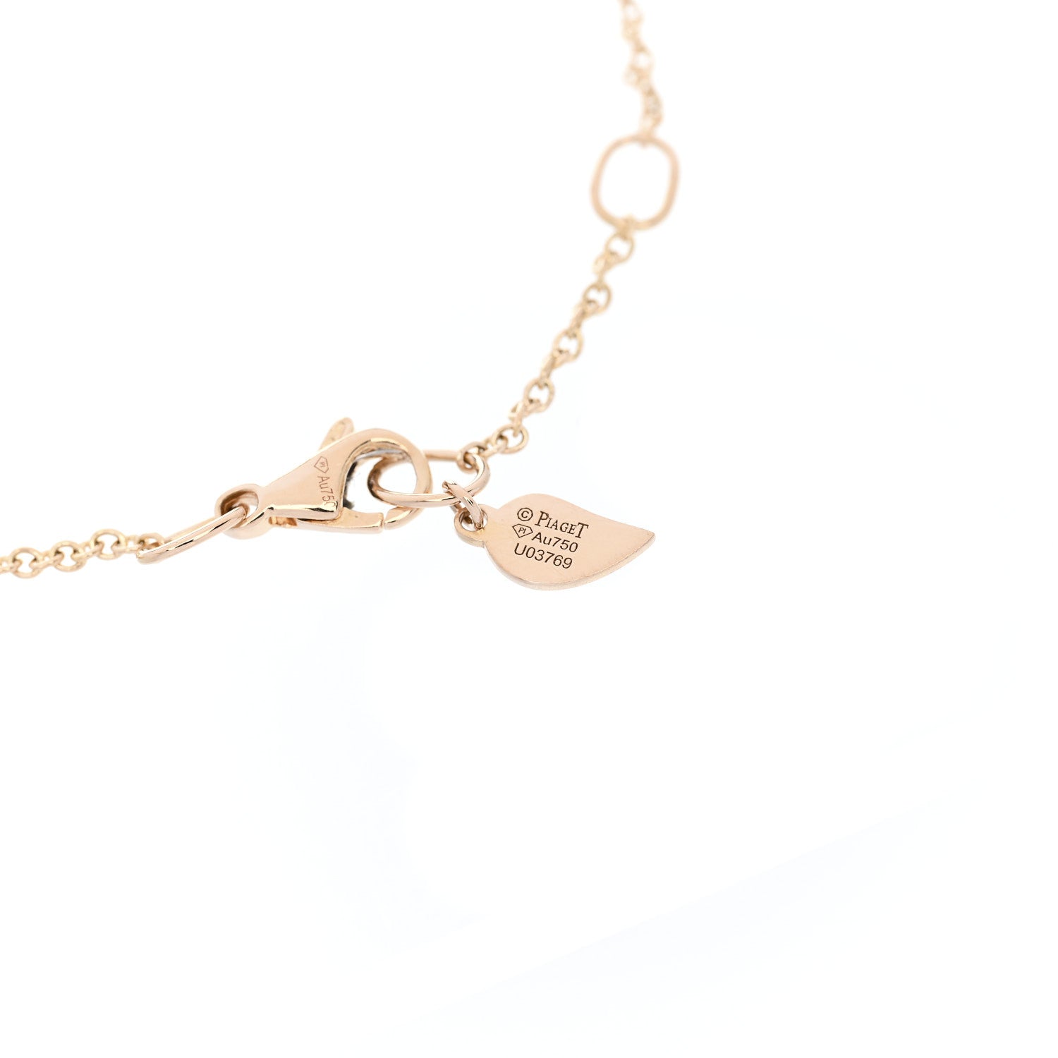 Piaget 18K Rose Gold Diamond Rose Bracelet 4 of 5
