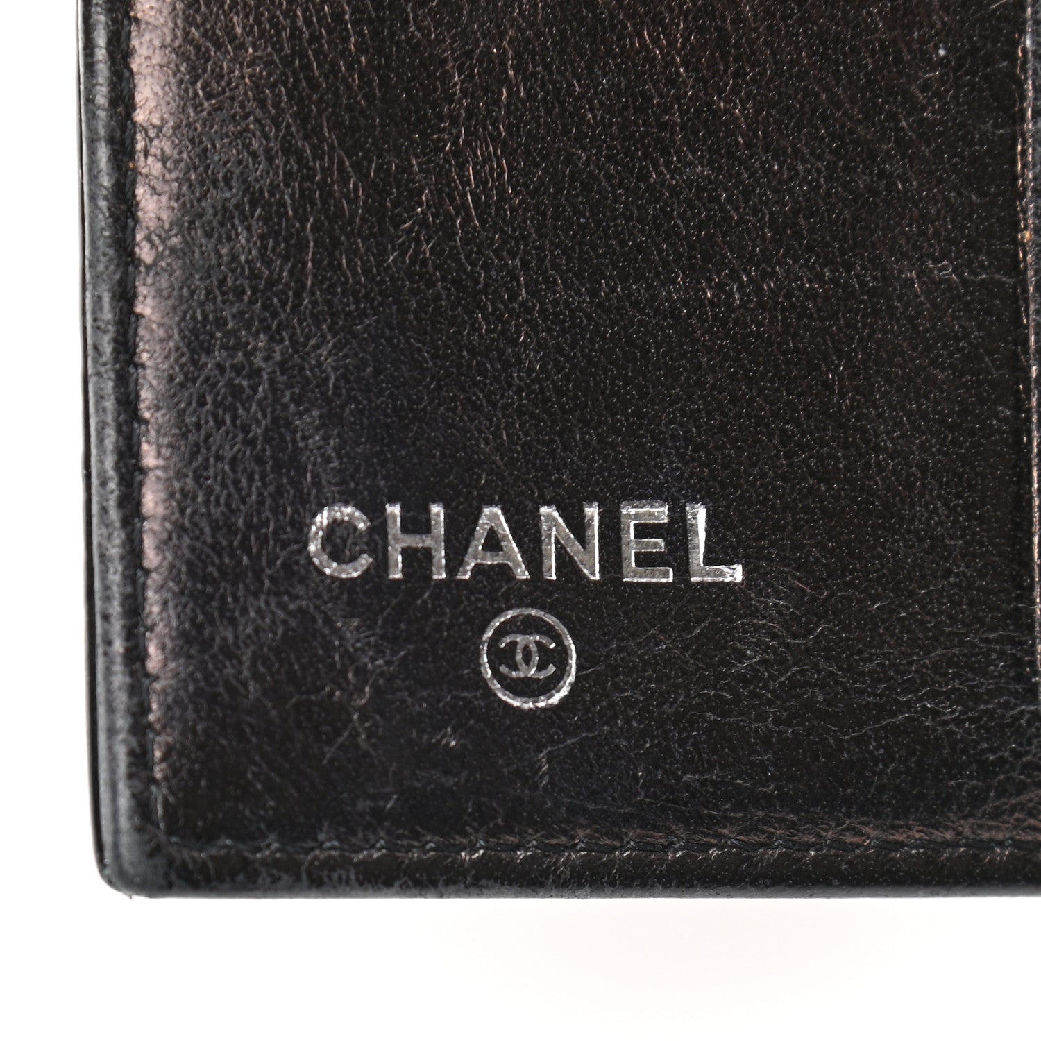 Chanel Patent Calfskin Lucky Symbols Compact French Flap Wallet Black 7 of 8
