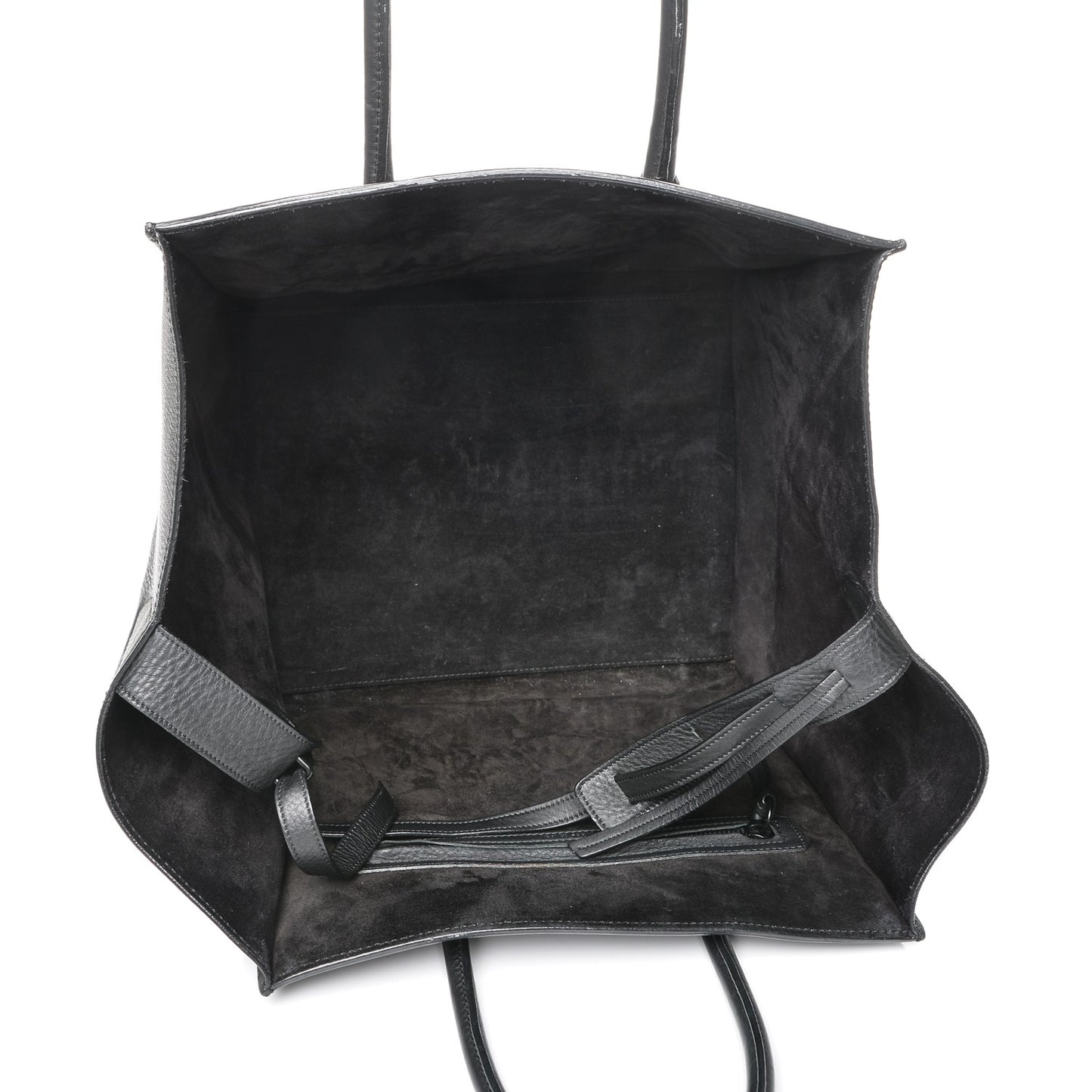 Supple Calfskin Medium Phantom Luggage Black