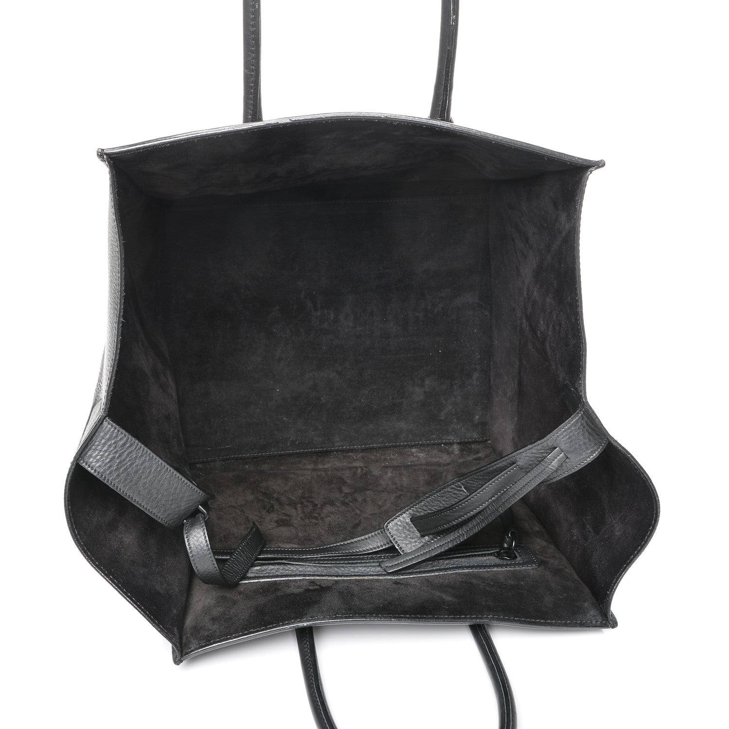 Celine Supple Calfskin Medium Phantom Luggage Black 5 of 10