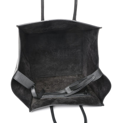 Celine Supple Calfskin Medium Phantom Luggage Black 5 of 10