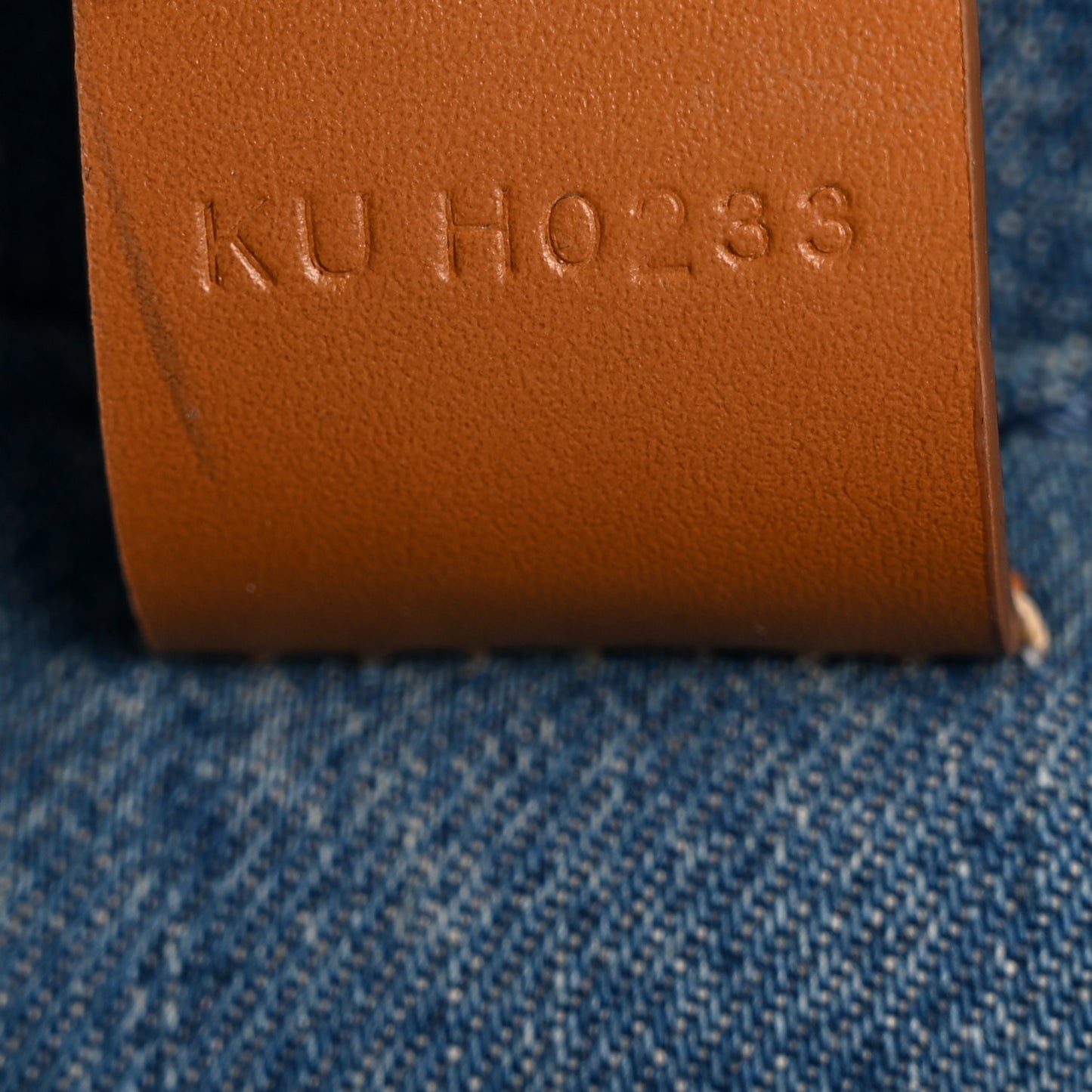 Denim Logo Shopping Tote Light Blue