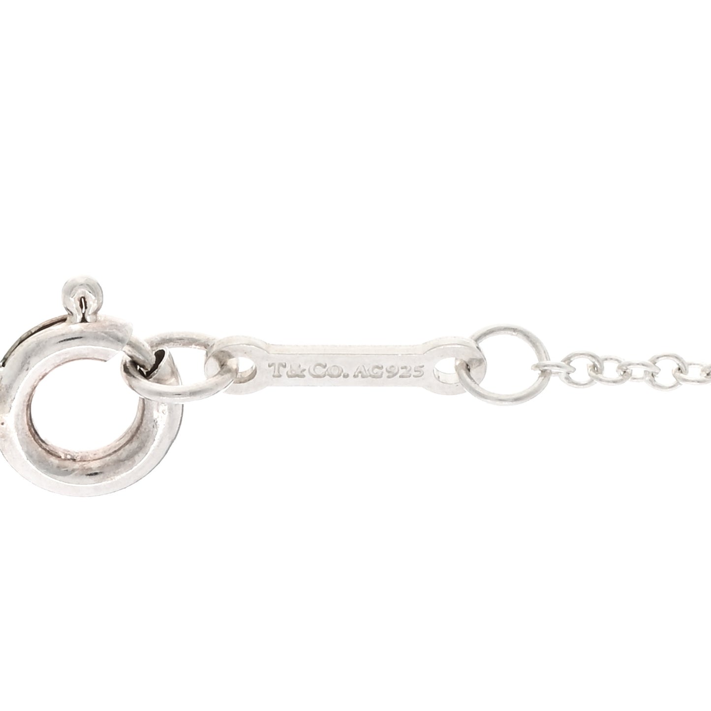 Sterling Silver Paloma Picasso Olive Leaf Heart Branch Pendant Necklace