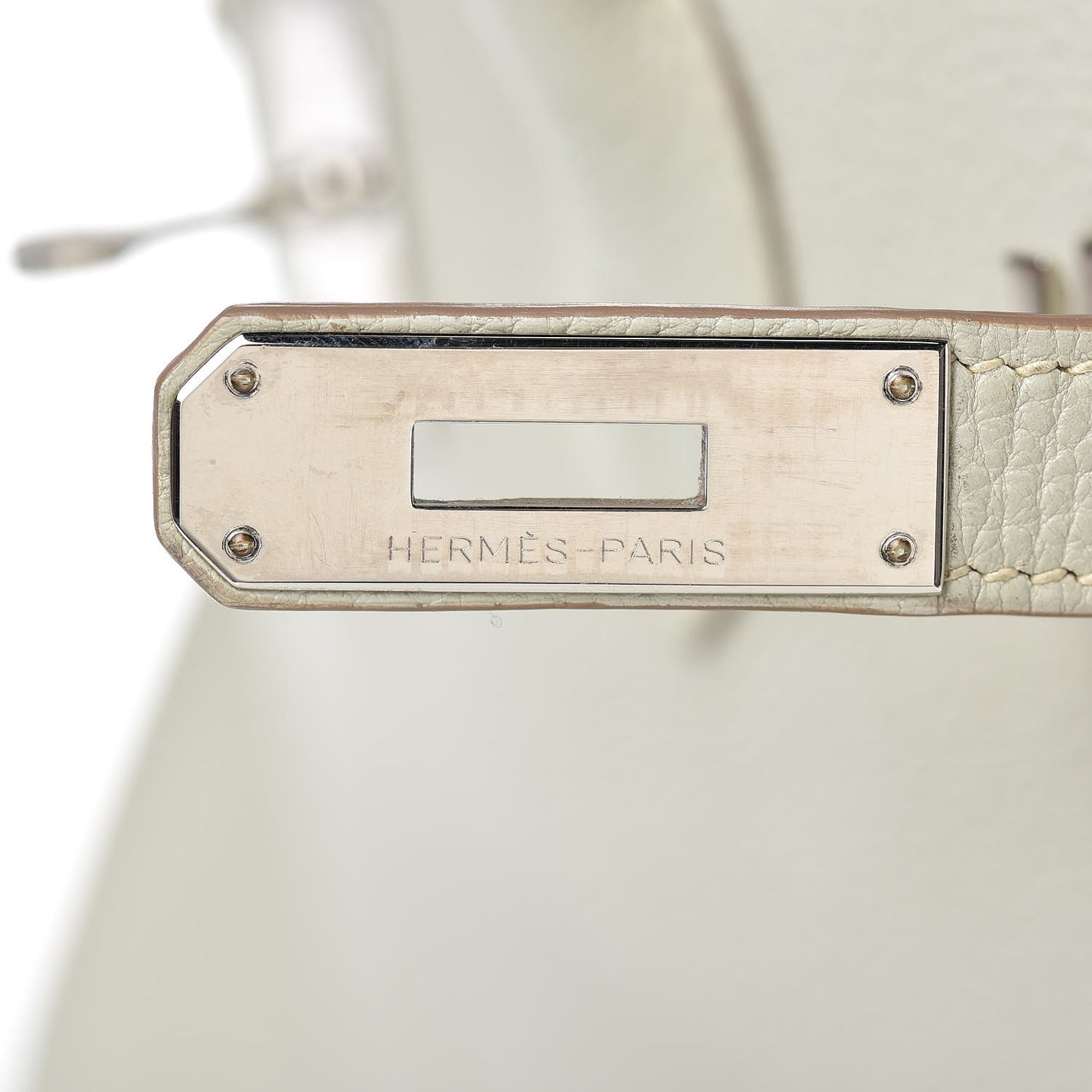 Togo Birkin 35 Gris Perle