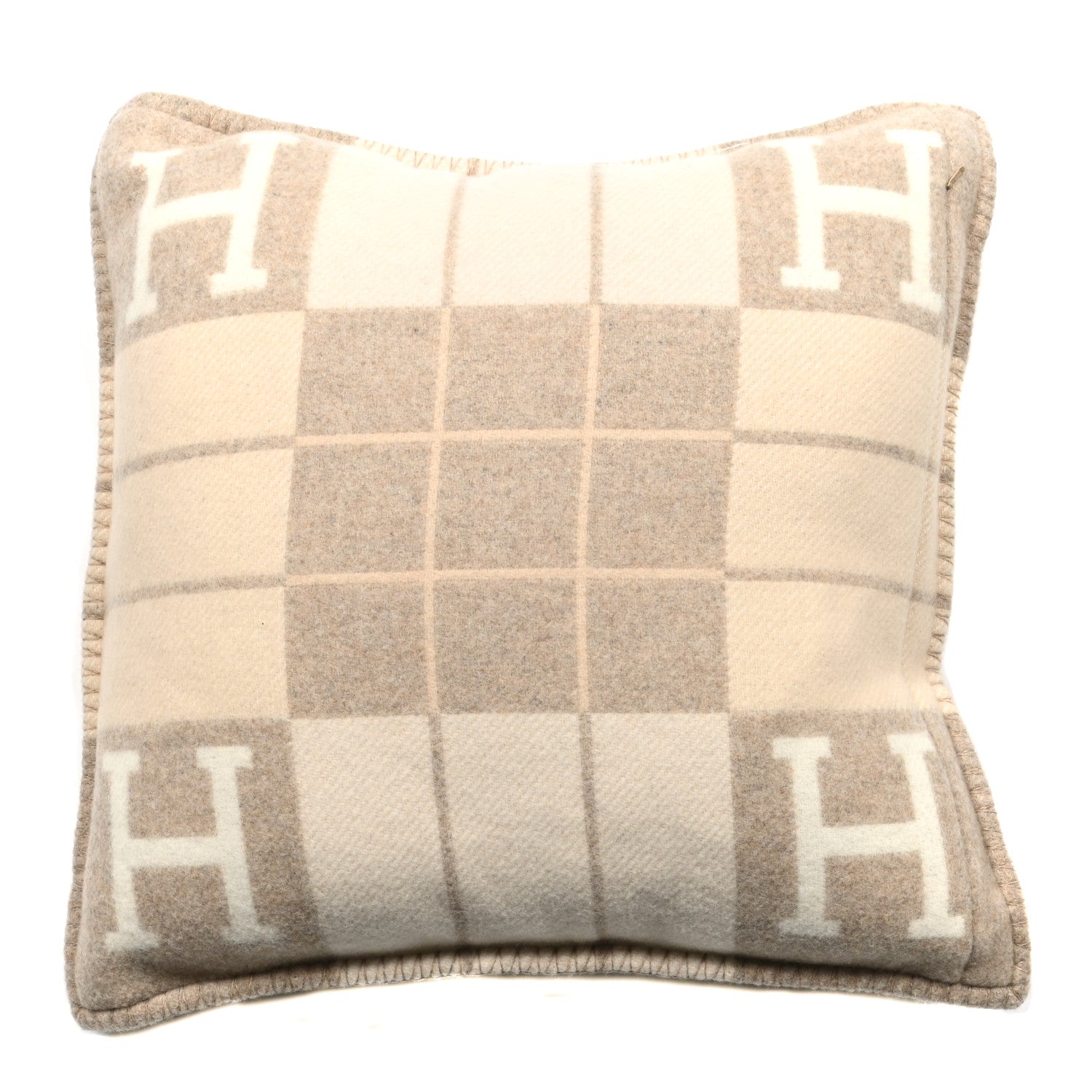 Hermes Wool Cashmere Avalon III Pillow PM Coco Camomille 2 of 3
