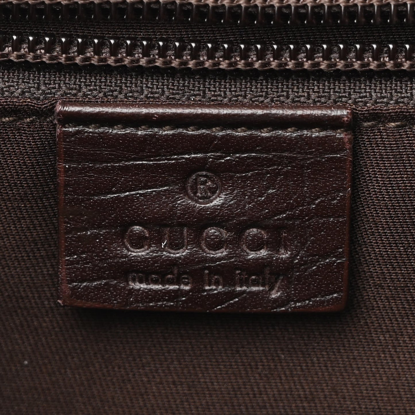 GG Plus Monogram Web Medium Flap Messenger Beige Dark Brown