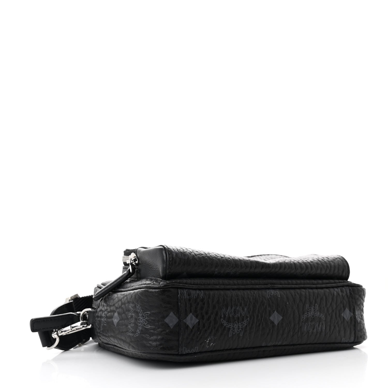 MCM Visetos Camera Crossbody Bag Black 4 of 10