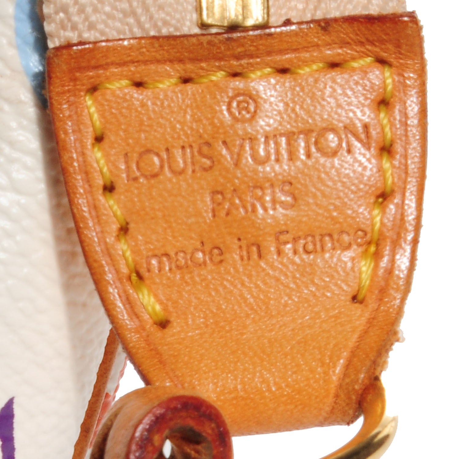 Louis Vuitton Monogram Multicolor Pochette Accessories White 6 of 8