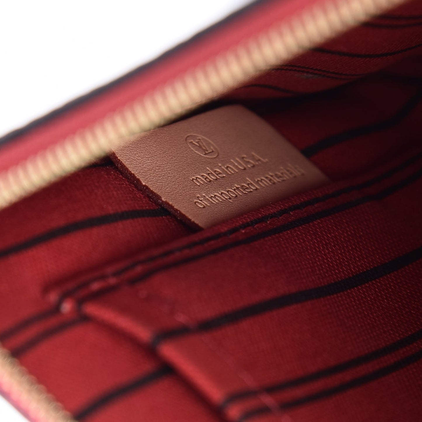 Monogram Neverfull MM GM Pochette Cherry