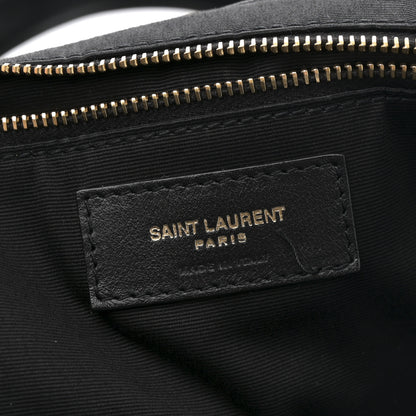 Saint Laurent Lambskin Quilted Maxi Icare Shopping Tote Black 12 of 23