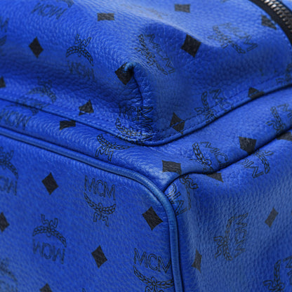 MCM Visetos Medium Sprinkle Stud Stark Backpack Blue 11 of 20